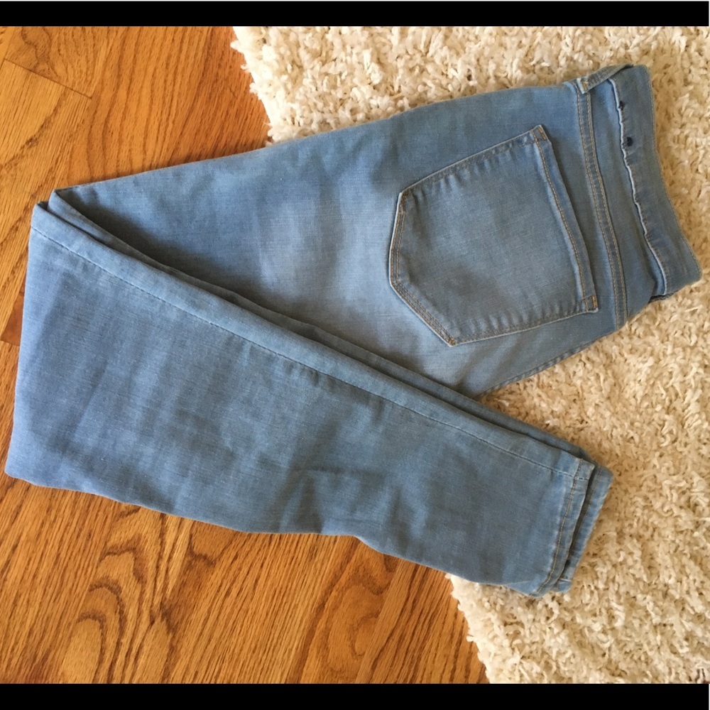 Gap denim true skinny jeans size 27 lightblue wash
